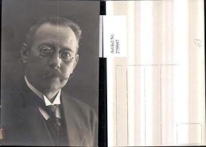 Image du vendeur pour 279947,Foto AK Mann m. Brille Zwicker Anzug Krawatte Portrait mis en vente par Versandhandel Lehenbauer