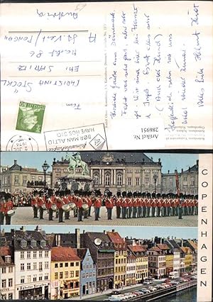 Seller image for 286951,Copenhagen Kopenhagen Royal Guard at Amalienborg Palace Denkmal Kai Mehrbildkarte for sale by Versandhandel Lehenbauer