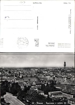 Bild des Verkufers fr 293136,Toscana Firenze Florenz Panorama Totale Ponti Brcken zum Verkauf von Versandhandel Lehenbauer