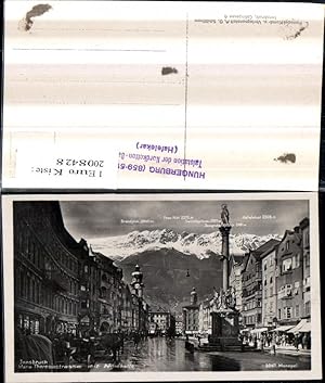 Seller image for 2008428,Innsbruck Maria Theresien-Strae Annasule Straenansicht m. Nordkette Bergkulisse for sale by Versandhandel Lehenbauer