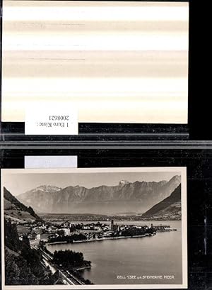 Bild des Verkufers fr 2008621,Zell am See Totale geg. Steinerne Meer Bergkulisse zum Verkauf von Versandhandel Lehenbauer