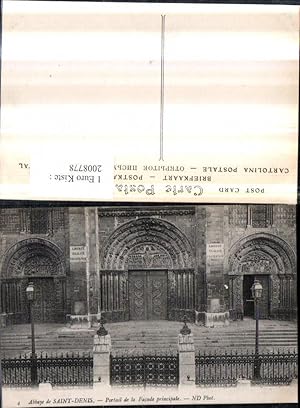 Imagen del vendedor de 2008778,Saint-Denis L'Abbaye Kirche Portail de la Facade principale Portal a la venta por Versandhandel Lehenbauer