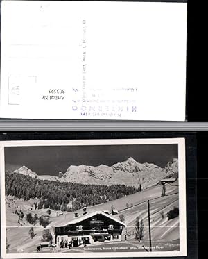 Bild des Verkufers fr 303595,Hintermoos b. Saalfelden Haus Unterbach geg. Steinernes Meer Bergkulisse Winterbild zum Verkauf von Versandhandel Lehenbauer