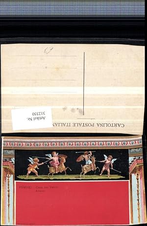 Image du vendeur pour 312350,Knstler AK Campania Napoli Pompeji Pompei Casa di Vettii Amorini Amor Ziege mis en vente par Versandhandel Lehenbauer