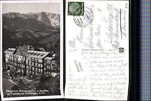 Seller image for 313939,Sanatorium Strengberg b. Puchberg am Schneeberg Bergkulisse for sale by Versandhandel Lehenbauer