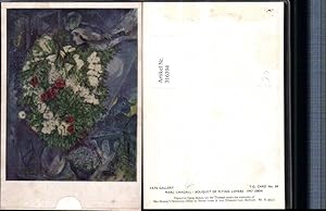 Seller image for 316394,Knstler AK Marc Chagall Bouquet of Flying Lovers Liebespaar Blumen for sale by Versandhandel Lehenbauer
