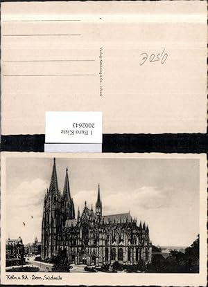Bild des Verkufers fr 2002643,Kln a. Rhein Dom Kirche Sdseite zum Verkauf von Versandhandel Lehenbauer