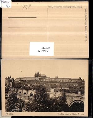 Image du vendeur pour 229747,Prag Praha Karluv most a Mala Strana Brcke Burg mis en vente par Versandhandel Lehenbauer