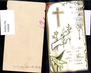 Bild des Verkufers fr 104048,Heiligenbild Andachtsbild Andachtsbildchen Heiligenbildchen Kreuz Hl Paulus zum Verkauf von Versandhandel Lehenbauer