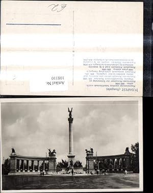 Bild des Verkufers fr 108110,Budapest Milleniumsmonument z. Erinnerung a. Ungarns tausendjhrigem Bestehen zum Verkauf von Versandhandel Lehenbauer