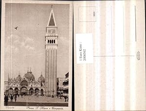 Imagen del vendedor de 2006562,Venezia Venedig Piazza S. Marco e Campanile Markusplatz m. Kirche Turm a la venta por Versandhandel Lehenbauer