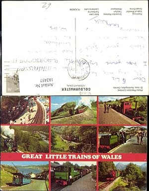 Seller image for 182457,Mehrbild Ak Eisenbahn Zug Lokomotiven Train Dampflok Great Little Trains of Wales for sale by Versandhandel Lehenbauer