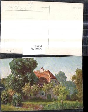 Bild des Verkufers fr 192938,Knstler Ak Robert Kmmerer Haus g. Garten Landschaft zum Verkauf von Versandhandel Lehenbauer