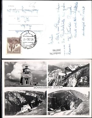 Image du vendeur pour 260746,Schneeberg Elisabeth-Kirche Hotel Hochschneeberg Station Baumgartner Baumgartnerhaus b. Puchberg mis en vente par Versandhandel Lehenbauer