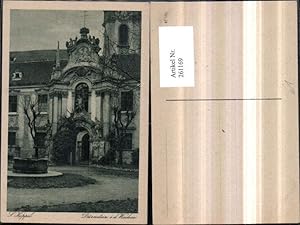 Image du vendeur pour 261169,Drnstein in d. Wachau Stift Kirche Portal Brunnen mis en vente par Versandhandel Lehenbauer