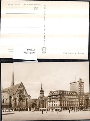 Bild des Verkufers fr 275969,Leipzig Karl-Marx-Platz Kirche Straenansicht zum Verkauf von Versandhandel Lehenbauer