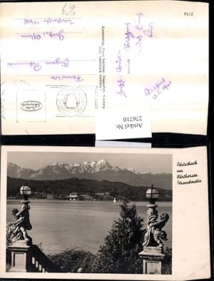 Bild des Verkufers fr 276710,Prtschach am Wrthersee Strandmotiv Gelnder Skulpturen Bergkulisse pub Franz Schilcher 2294 zum Verkauf von Versandhandel Lehenbauer