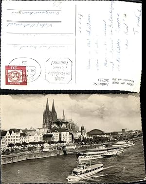 Immagine del venditore per 267623,Schiff Binnenschiff Kln a. Rhein Rheinufer m. Dom Dampfer Henry Ford II venduto da Versandhandel Lehenbauer
