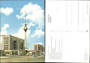 Bild des Verkufers fr 281078,Berlin Karl-Marx-Allee Fernseh- und UKW-Turm pub VEB zum Verkauf von Versandhandel Lehenbauer