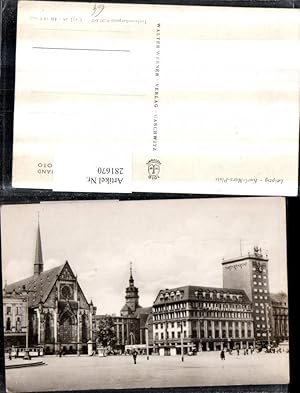 Bild des Verkufers fr 281670,Leipzig Karl-Marx-Platz Kirche zum Verkauf von Versandhandel Lehenbauer