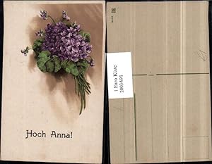 Bild des Verkufers fr 2003491,Grukarte Blumenstrau Veilchen zum Verkauf von Versandhandel Lehenbauer