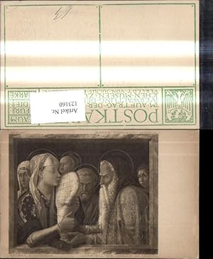 Image du vendeur pour 123160,Knstler Ak Andrea Mantegna Darstellung Christi i. Tempel Religion mis en vente par Versandhandel Lehenbauer