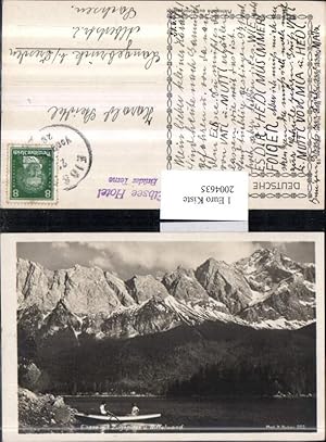 Imagen del vendedor de 2004635,Eibsee b. Garmisch-Partenkirchen m. Zugspitze u. Riffelwand a la venta por Versandhandel Lehenbauer