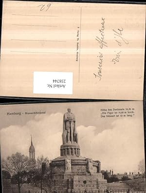 Bild des Verkufers fr 238744,Hamburg Bismarck-Denkmal zum Verkauf von Versandhandel Lehenbauer