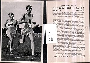 Bild des Verkufers fr 239086,Sammelbild Olympia 1936 Gruppe 53 Bild 129 Langstreckenlauf zum Verkauf von Versandhandel Lehenbauer