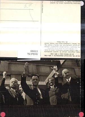 Bild des Verkufers fr 133503,Politiker Dr. Edv. Benes Ivan Derer Jar. Necas Ant. Hampl Prag Praha Balkon zum Verkauf von Versandhandel Lehenbauer
