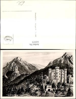 Bild des Verkufers fr 145975,Knstler Ak Hohenschwangau Neuschwanstein zum Verkauf von Versandhandel Lehenbauer