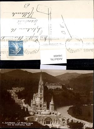 Seller image for 146484,Lourdes La Basilique vue du Chateau Fort Kirche for sale by Versandhandel Lehenbauer