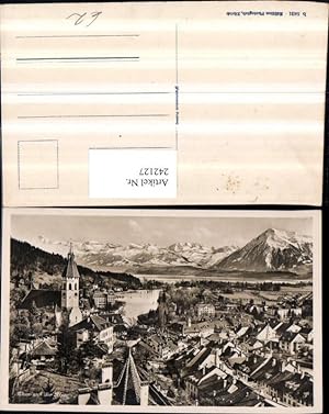 Bild des Verkufers fr 242127,Thun Totale und d. Alpen Kt Bern zum Verkauf von Versandhandel Lehenbauer