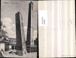 Bild des Verkufers fr 246961,Emilia-Romagna Bologna Le due Torri Trme Schiefer Turm zum Verkauf von Versandhandel Lehenbauer