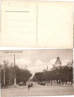 Imagen del vendedor de 46003,Madrid Paseo de Recoletos 1915 a la venta por Versandhandel Lehenbauer