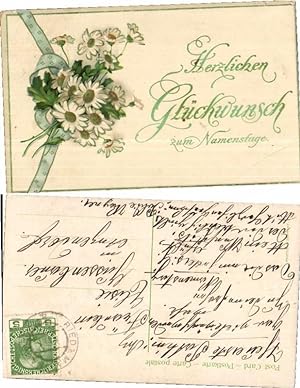 Bild des Verkufers fr 48348,Namenstag Blumen Schne Karte 1900 zum Verkauf von Versandhandel Lehenbauer