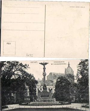 Bild des Verkufers fr 55461,Erfurt Hirschgarten Kriegerdenkmal zum Verkauf von Versandhandel Lehenbauer