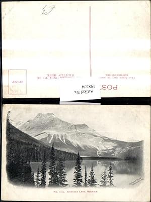 Image du vendeur pour 198574,Kanada British Columbia Emerald Lake Rockies Rocky Mountain mis en vente par Versandhandel Lehenbauer