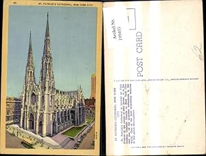 Bild des Verkufers fr 199493,New York City St Patricks Cathedral Kathedrale Kirche zum Verkauf von Versandhandel Lehenbauer