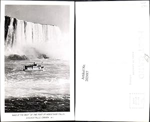 Seller image for 202487,Kanada Ontario Niagara Falls Maid of the Mist at the Foot of Horseshoe Falls Schiff Dampfer Wasserfall for sale by Versandhandel Lehenbauer