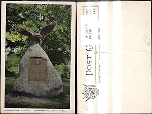 Bild des Verkufers fr 191780,New Hampshire Hillsboro Wars Memorial Denkmal zum Verkauf von Versandhandel Lehenbauer