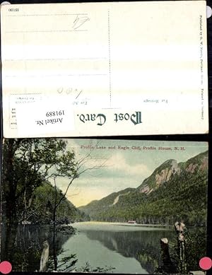 Bild des Verkufers fr 191889,New Hampshire Profile House Profile Lake and Eagle Cliff Partie zum Verkauf von Versandhandel Lehenbauer