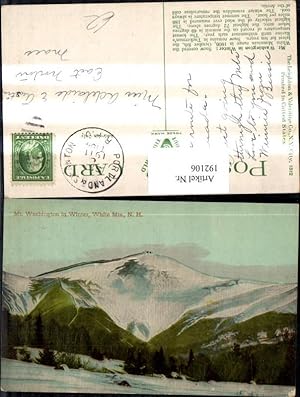 Image du vendeur pour 192106,New Hampshire White Mountains Mount Washington in Winter Winterbild mis en vente par Versandhandel Lehenbauer