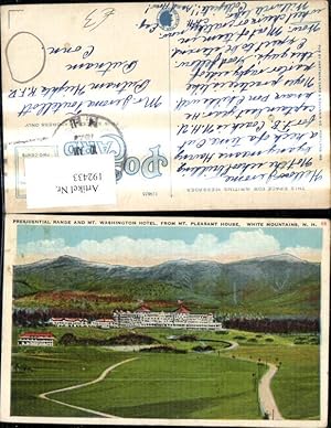 Immagine del venditore per 192433,New Hampshire White Mountains Presidental Range and Mt. Washington Hotel from Mt. Pleasant House venduto da Versandhandel Lehenbauer