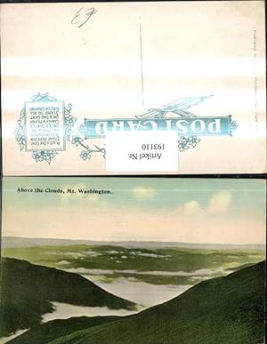 Bild des Verkufers fr 193110,New Hampshire Mount Washington above the Clouds zum Verkauf von Versandhandel Lehenbauer