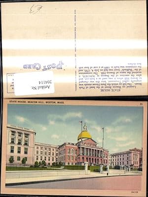 Imagen del vendedor de 204114,Massachusetts Boston State House Beacon Hill a la venta por Versandhandel Lehenbauer