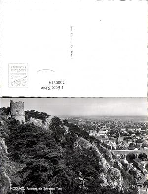Bild des Verkufers fr 2000714,Mdling Teilansicht Panorama m. Schwarzen Turm zum Verkauf von Versandhandel Lehenbauer