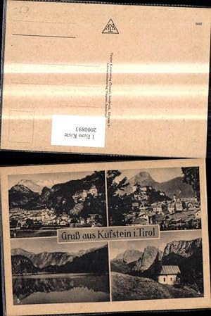 Seller image for 2000893,Gru aus Kufstein i. Tirol Totale Festung See Antonius-Kapelle Mehrbildkarte for sale by Versandhandel Lehenbauer
