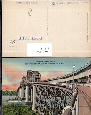 Immagine del venditore per 217618,Louisiana New Orleans Huey P. Long Bridge connecting New Orleans with the Great West Brcke venduto da Versandhandel Lehenbauer