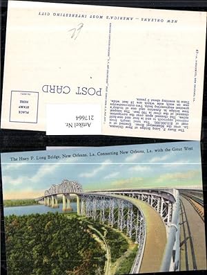 Immagine del venditore per 217664,Louisiana New Orleans Huey P. Long Bridge connecting New Orleans with the Great West Brcke venduto da Versandhandel Lehenbauer